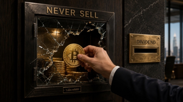 A 90% shareholder rebellion just forced this public company to dump its entire Bitcoin treasury at a crushing £39,984 per-coin loss