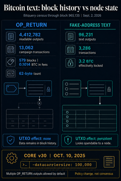 Scan reveals 96,000 fake-address outputs clogging Bitcoin’s unspent database