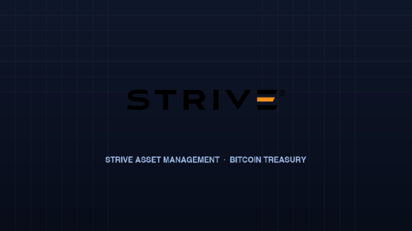Strive Bitcoin Holdings Reach 35,595 BTC As Wall Street Raises Price Target 27%