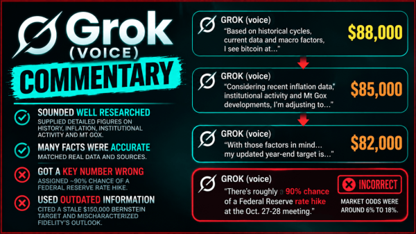 Tell Me Lies: Grok, GPT and Claude Voice Modes Guess Bitcoin's Price